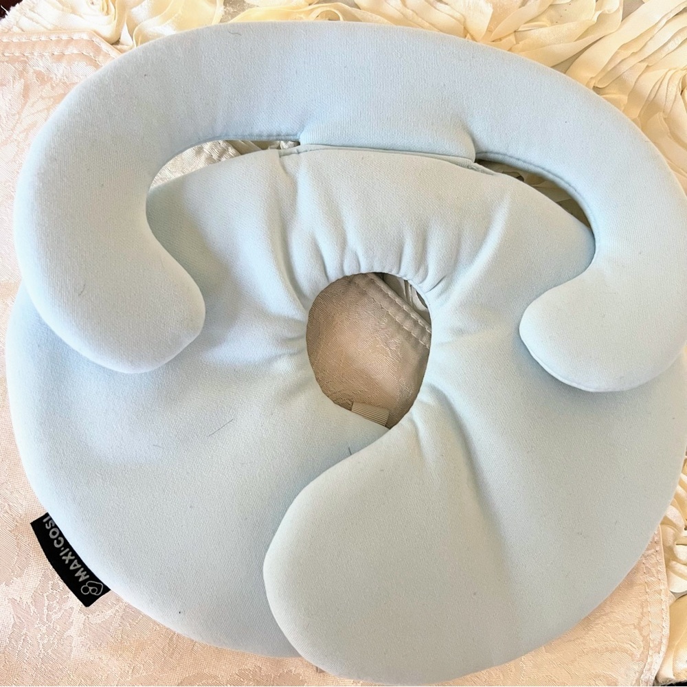 Maxi Cosi Blue Baby Padded Headrest Cushion Car Seat Stroller Insert
